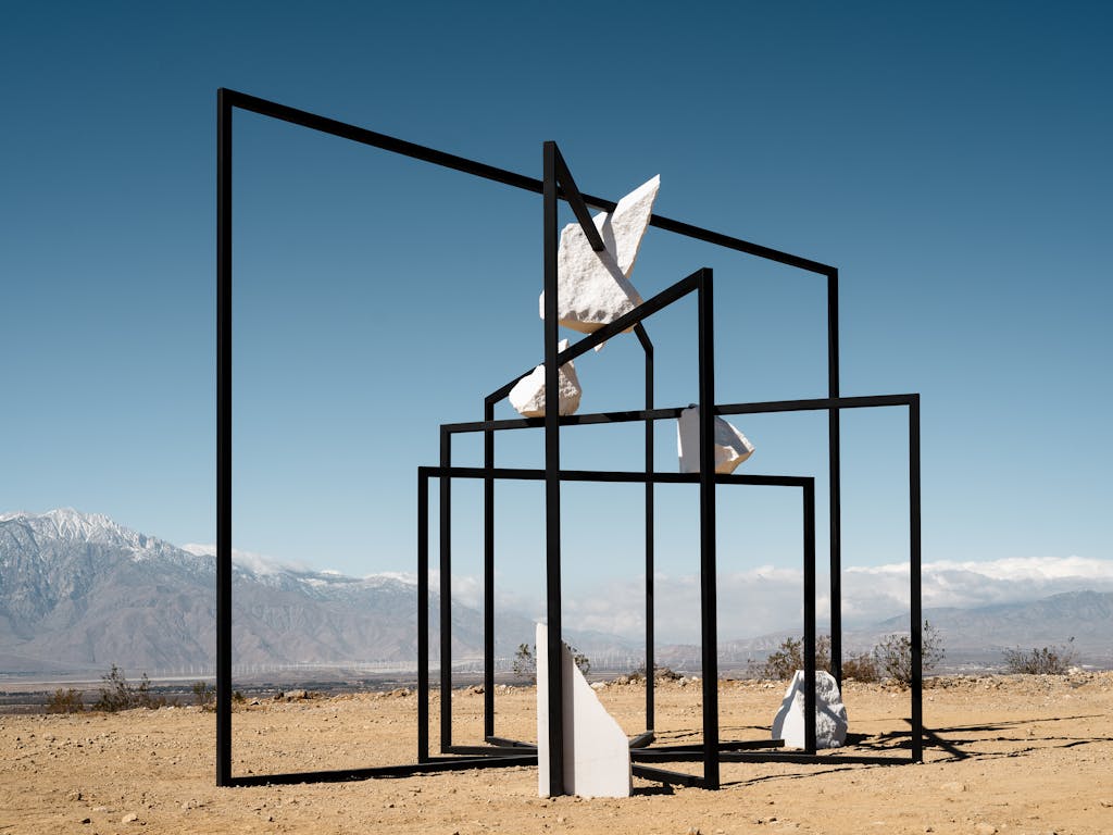 Installation view, Desert X, Coachella Valley - © kamel mennour