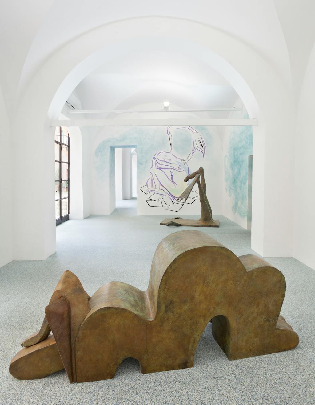Exhibition view, Fondazione Memmo, Rome - © kamel mennour