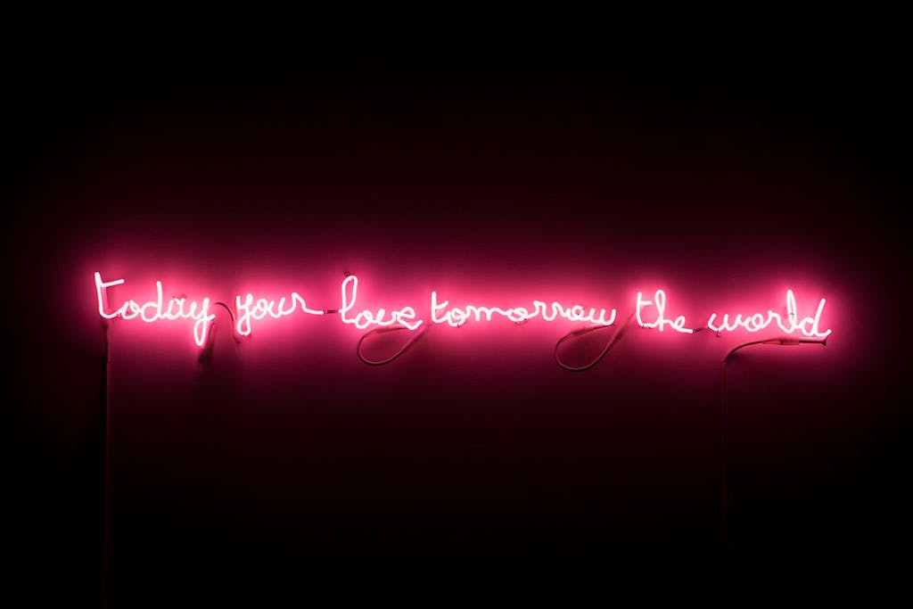 Today your love tomorrow the world - © kamel mennour