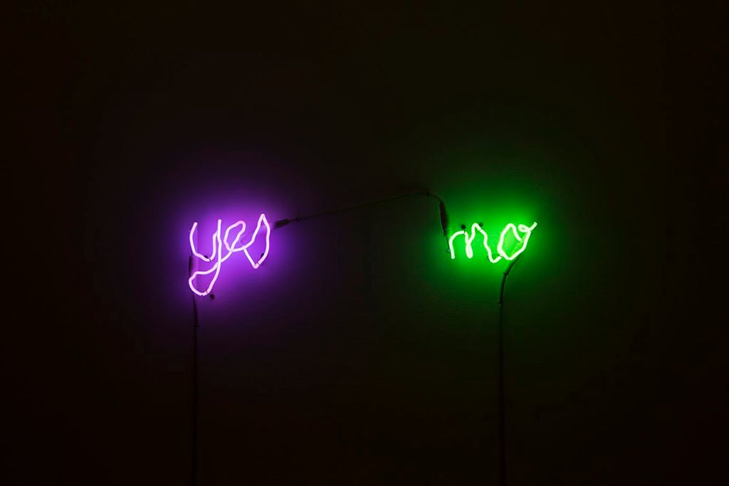 YES / NO - © kamel mennour