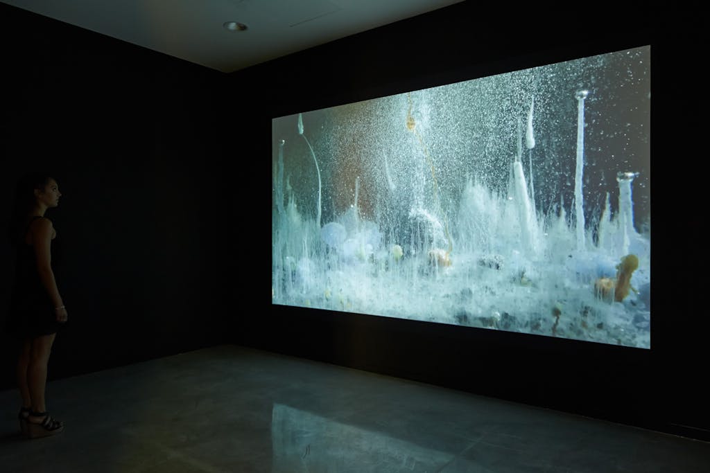 Hicham Berrada, vue de l’exposition, Musée régional d'art contemporain, Sérignan, 2015. Crédit : Jean-Christophe Lett. - © Mennour