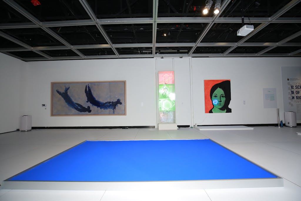 Exhibition view, « School of Nice, from Pop Art to Happenings », designed by the Museum of Modern and Contemporary Art (MAMAC) in Nice for the French May Arts festival, City Hall Exhibition Hall, Hong Kong, 2018 - © Mennour