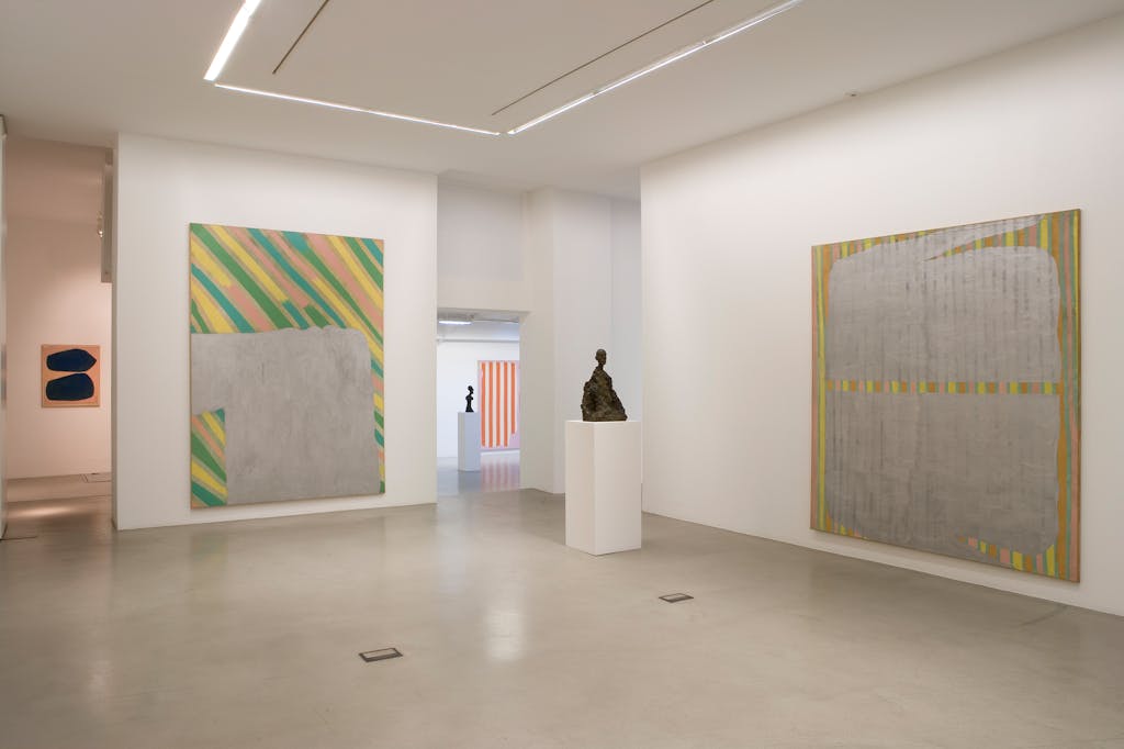 Daniel Buren & Alberto Giacometti Œuvres Contemporaines 1964-1966 - © Mennour