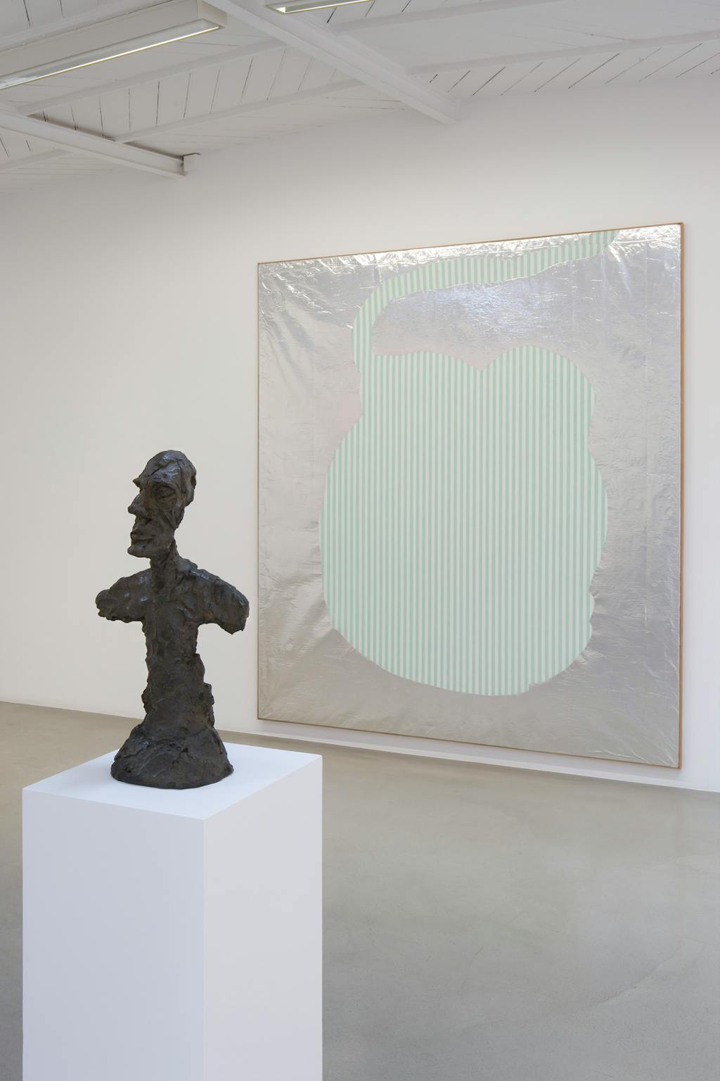 Daniel Buren & Alberto Giacometti Œuvres Contemporaines 1964-1966 - © Mennour