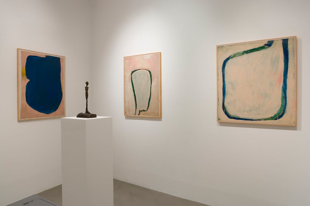 Daniel Buren & Alberto Giacometti Œuvres Contemporaines 1964-1966 - © Mennour