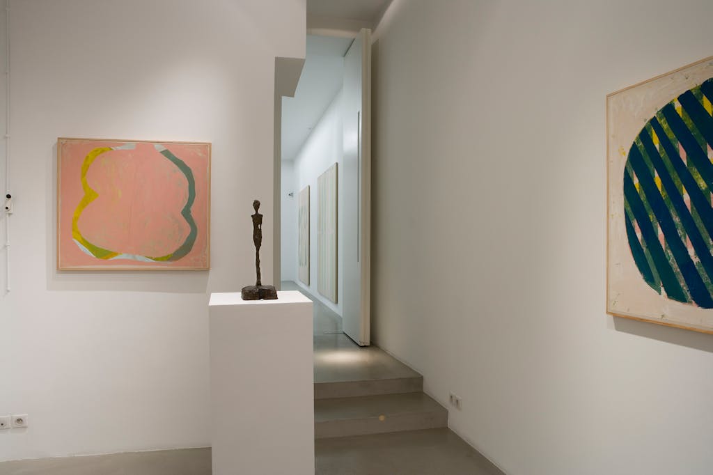 Daniel Buren & Alberto Giacometti Œuvres Contemporaines 1964-1966 - © Mennour