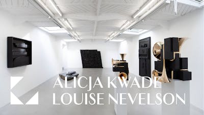 ALICJA KWADE. LOUISE NEVELSON  &mdash; Face-&agrave;-face - © Mennour