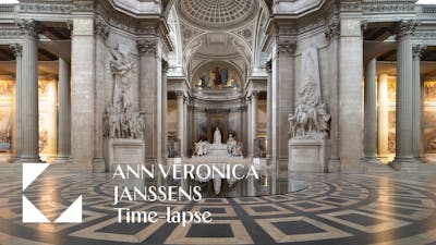 ANN VERONICA JANSSENS &mdash; 23:56:04 &mdash; Panth&eacute;on, Paris &mdash; Time-lapse - © kamel mennour