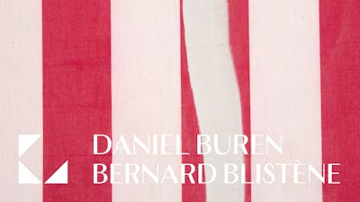DANIEL BUREN &amp; BERNARD BLISTENE &mdash; Conversation - © Mennour