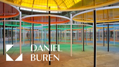 DANIEL BUREN &mdash;  Excentrique(s) : travail in situ &mdash; Monumenta 2012 &mdash; Building - © kamel mennour