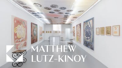 MATTHEW LUTZ-KINOY &mdash; Plate is Bed. Plate is Sun. Plate is Circle. Plate is Cycle - © Mennour