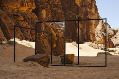 Alicja Kwade - Desert X AlUla 2022 - © kamel mennour