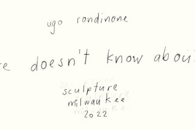 Ugo Rondinone - Sculpture Milwaukee - © Mennour